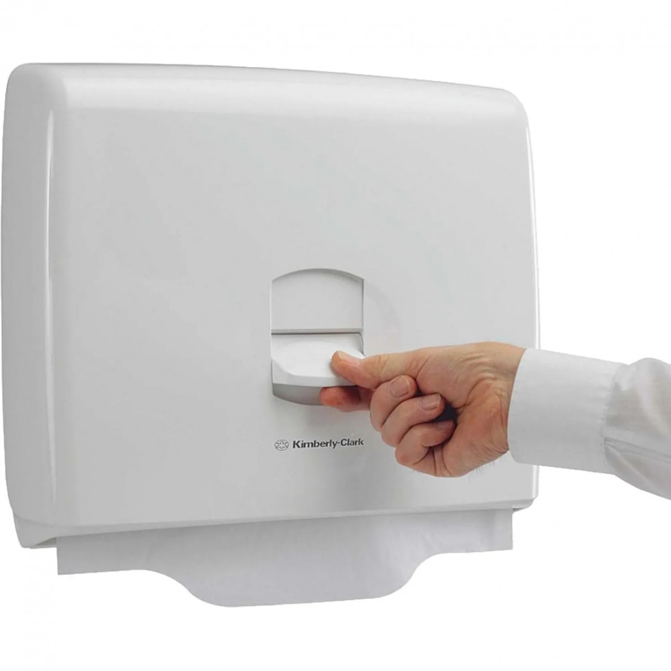 Диспенсер д/покрытий на унитаз Kimberly Clark Prof Aquarius 6957 бел.пласт