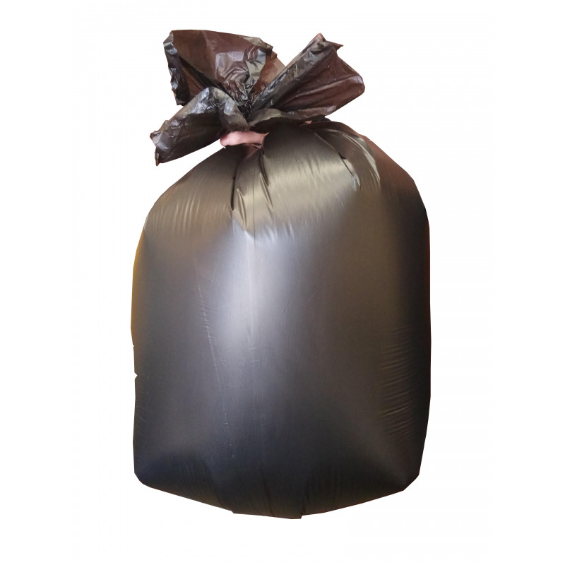 Мешки для мусора ПНД Эконом 120л 14мкм 10шт/рул черные 70х110см