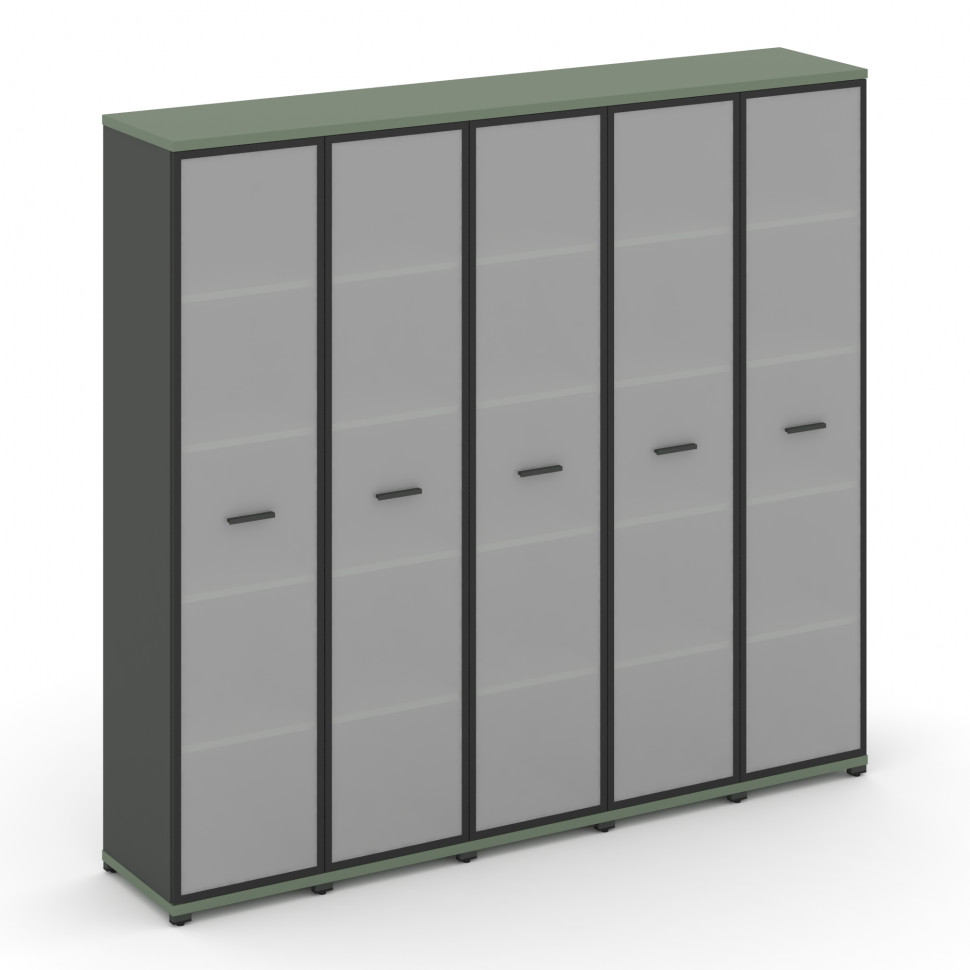 Concept Шкаф 5 узких секций, 5 ниш CN.STU-558 RMB A Кобо/Антрацит/Металл Антрацит/Сатин 2084*420*192 Concept Шкаф 5 узких секций, 5 ниш CN.STU-558 RMB A Кобо/Антрацит/Металл Антрацит/Сатин 2084*420*192