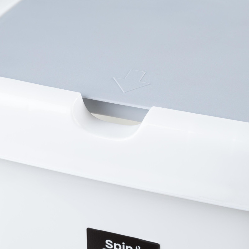 Контейнер для мусора Step 25л белый