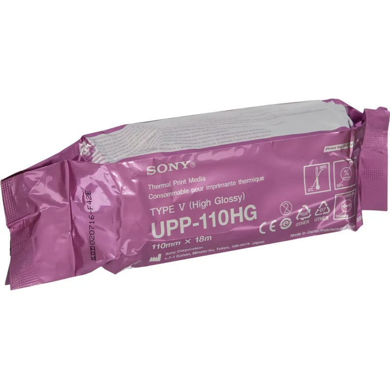 Бумага для УЗИ UPP-110HG SONY 110х18 (Orig) 10 шт/уп