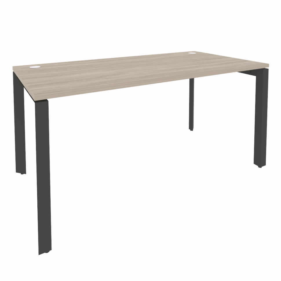 Onix Стол рабочий на П-образном м/к O.MP-SP-4.8 Дуб Аттик/Металл Антрацит 1580*800*750