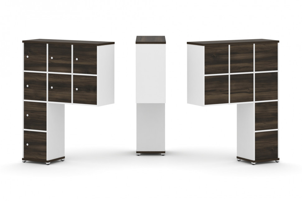 Concept Надставка высокая CN.ONV-010 Дуб Мали/Белый Бриллиант/Металл Белый 1099*350*1486 Concept Надставка высокая CN.ONV-010 Дуб Мали/Белый Бриллиант/Металл Белый 1099*350*1486