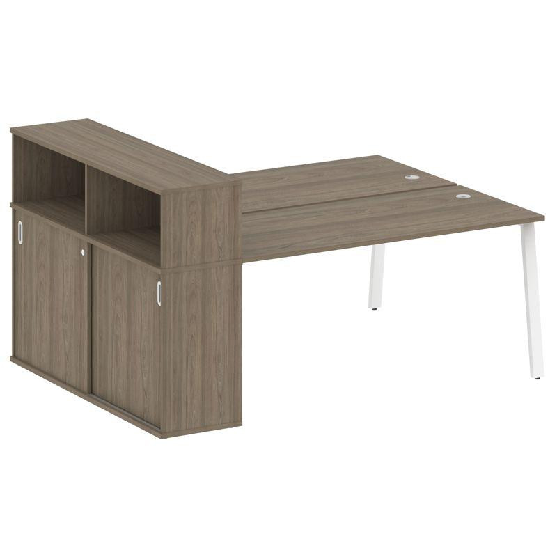 Metal System Рабочая станция с шкафом-купе на А-образном м/к БА.РС-СШК-2.4 Т Вяз Благородный/Металл Metal System Рабочая станция с шкафом-купе на А-образном м/к БА.РС-СШК-2.4 Т Вяз Благородный/Металл