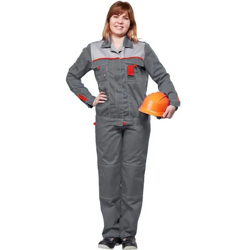 Костюм летний л10-КБР жен т-сер/св-сер 40-42 158-164 ( серия л)