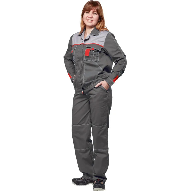 Костюм летний л10-КБР жен т-сер/св-сер 40-42 158-164 ( серия л)