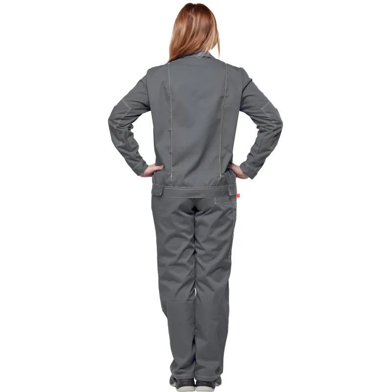 Костюм летний л10-КБР жен т-сер/св-сер 40-42 158-164 ( серия л)