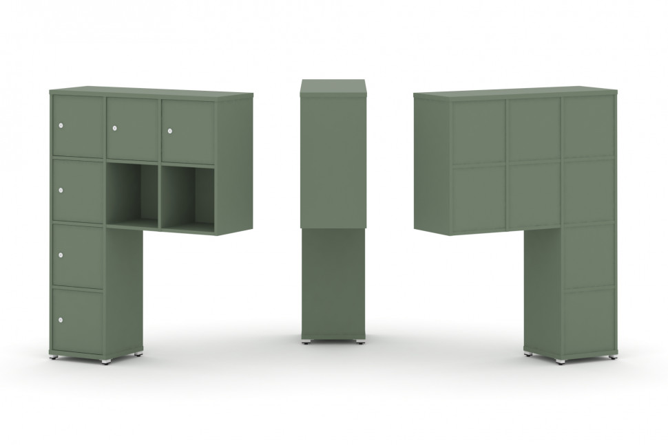 Concept Надставка высокая CN.ONV-009 Кобо/Металл Белый 1099*350*1486