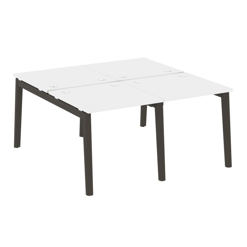 Onix Wood Рабочая станция OW.D.RS-4.0.8 Белый Бриллиант/Дуб Темный/Металл Антрацит 1560*1635*750