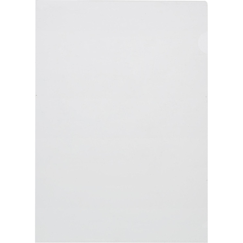 Папка уголок , 150 мкм, прозрачный 10шт/уп Россия