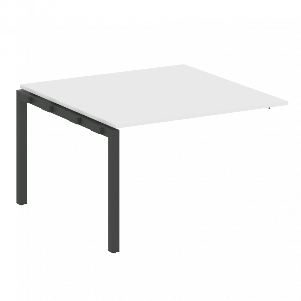 Metal System Quattro Проходной элемент перег. стола на П-образном м/к 50БП.ППРГ-2 Белый/Металл Антра Metal System Quattro Проходной элемент перег. стола на П-образном м/к 50БП.ППРГ-2 Белый/Металл Антра