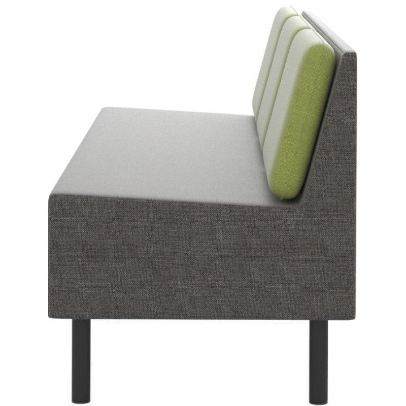 Модуль прямой 0MX_ТF_М27 Select 3-М, ткань рогожка серый/зеленый