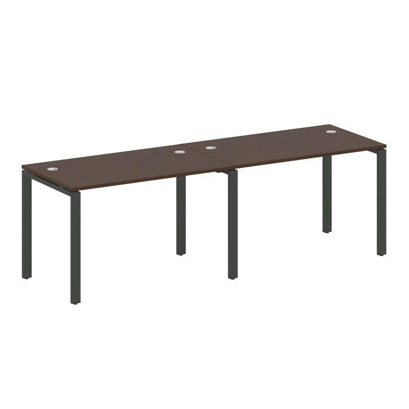 Metal System Рабочая станция на 2 места на П-образном м/к БП.СМ-2.2 Венге Цаво/Металл Антрацит 2400* Metal System Рабочая станция на 2 места на П-образном м/к БП.СМ-2.2 Венге Цаво/Металл Антрацит 2400*