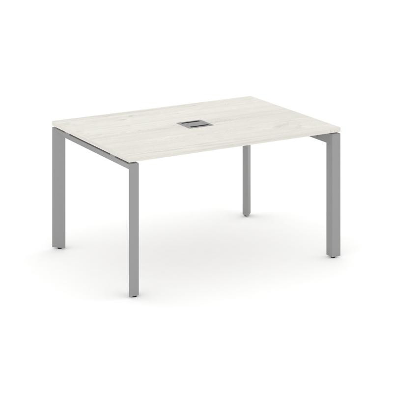 Style Project Стол переговорный SN-59P.SPRG-003 Дуб Наварра/Металл Серый 1380*980*750