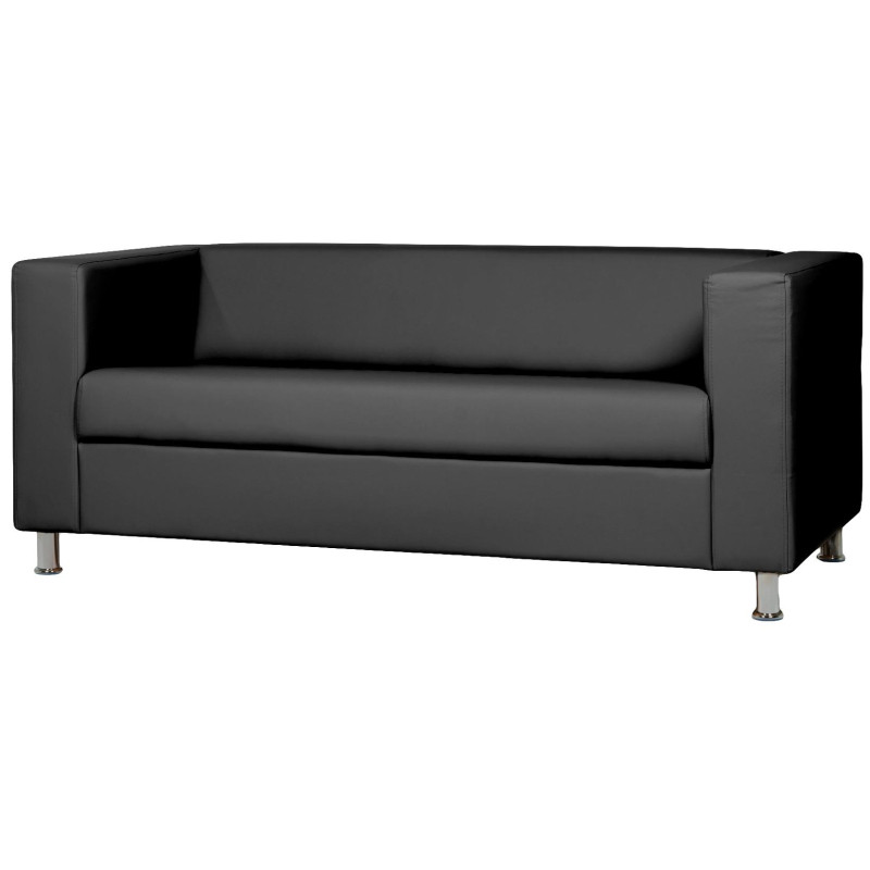 Диван 0MX_EF_Аполло 3-х мест.к/з Ec.3001/Р2 euroline 9100 черн