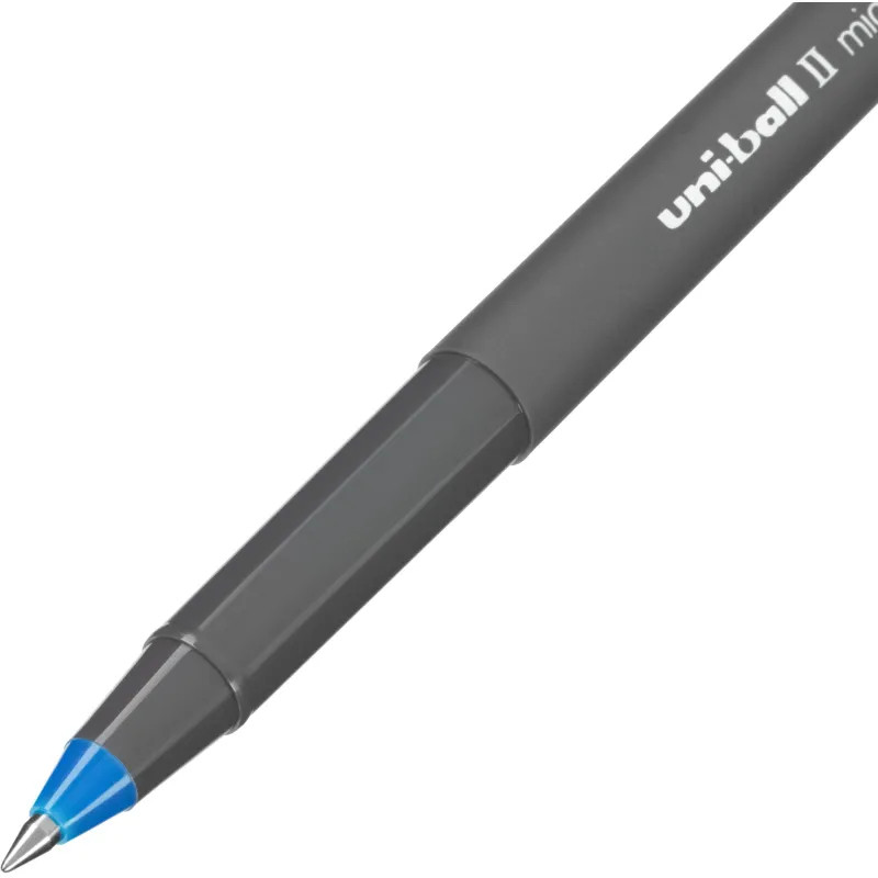 Роллер Uni-Ball II Micro 0,5мм, синий, UB-104