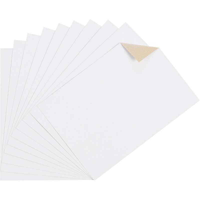 Картон белый  10л ,А4, Живая природа, немелованный