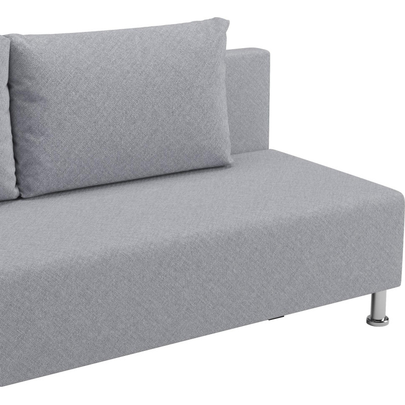 Диван - кровать SAL_0MX_МАРЛО рогожка Лагуна Светло-серый