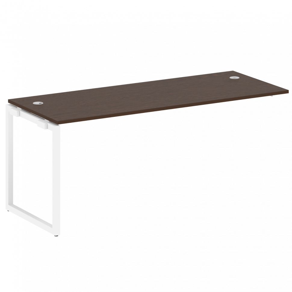 Metal System Quattro Проходной элемент рабочей станции на О-образном м/к 40БО.ПРС-СП-1.5 Венге Цаво/