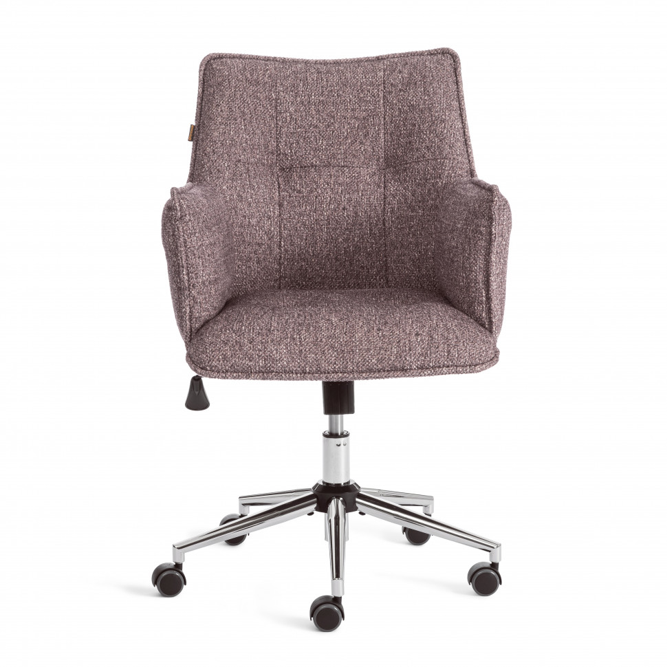 Кресло Lutz/Луц хром велюр/букле, VT shape wood rose