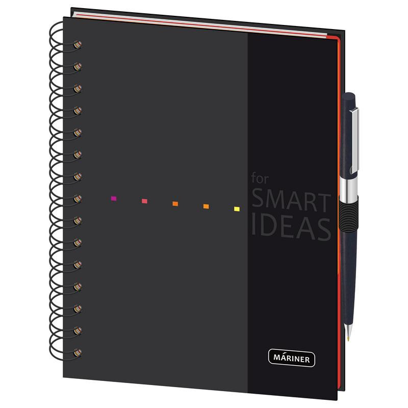 Бизнес-тетрадь Wisdom 8,А5,120л,148х205,3 разд,рез под руч,клет,рад1,0008