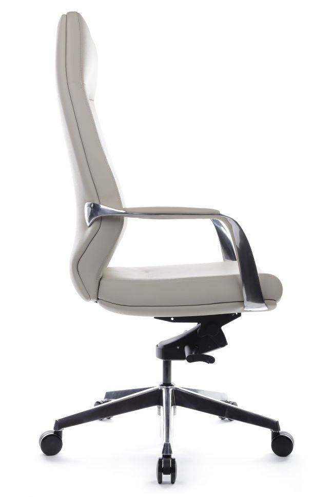 Кресло Alonzo А1711 Светло-серый (MB918) натуральная кожа 68*68*120-126