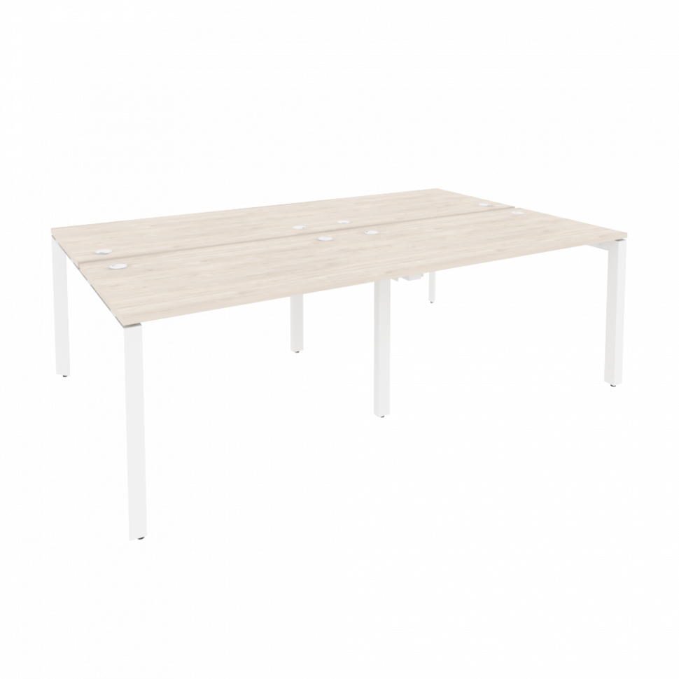 Onix Рабочая станция на П-образном м/к O.MP-D.RS-4.2.7 Денвер Светлый/Металл Белый 2360*1475*750 Onix Рабочая станция на П-образном м/к O.MP-D.RS-4.2.7 Денвер Светлый/Металл Белый 2360*1475*750