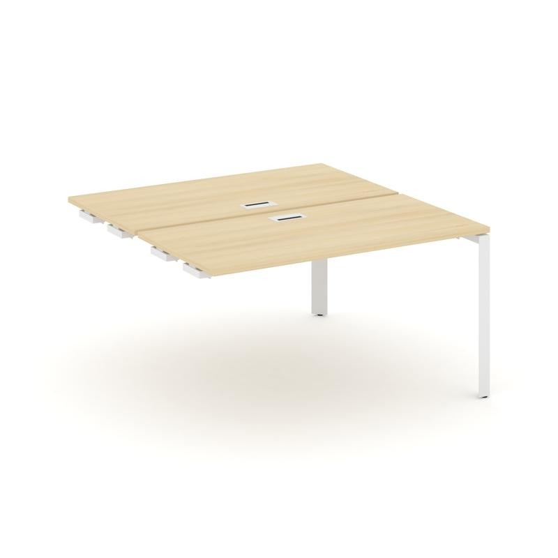 Style Project Стол-приставка к опор. элем. SN-59P.DPRS-022 Акация Лорка/Металл Белый/Белый Заглушка