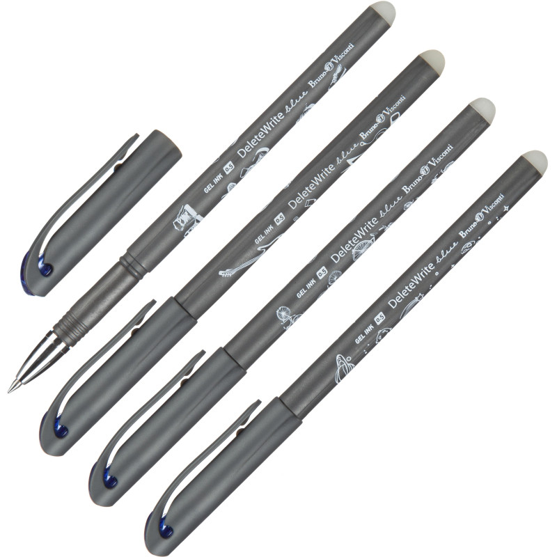 Ручка гелевая DeleteWrite Art.Boys пиши-стирай 0,5мм в ассортименте 20-0234