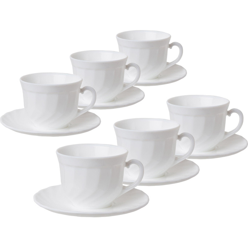 Сервиз чайный ТРИАНОН 220мл (E8845)