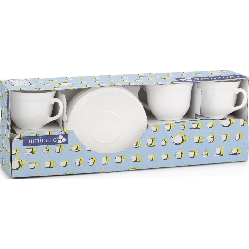 Сервиз чайный ТРИАНОН 220мл (E8845)