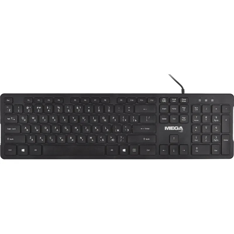 Клавиатура ProMega C-KB002 черная, USB, 104кн