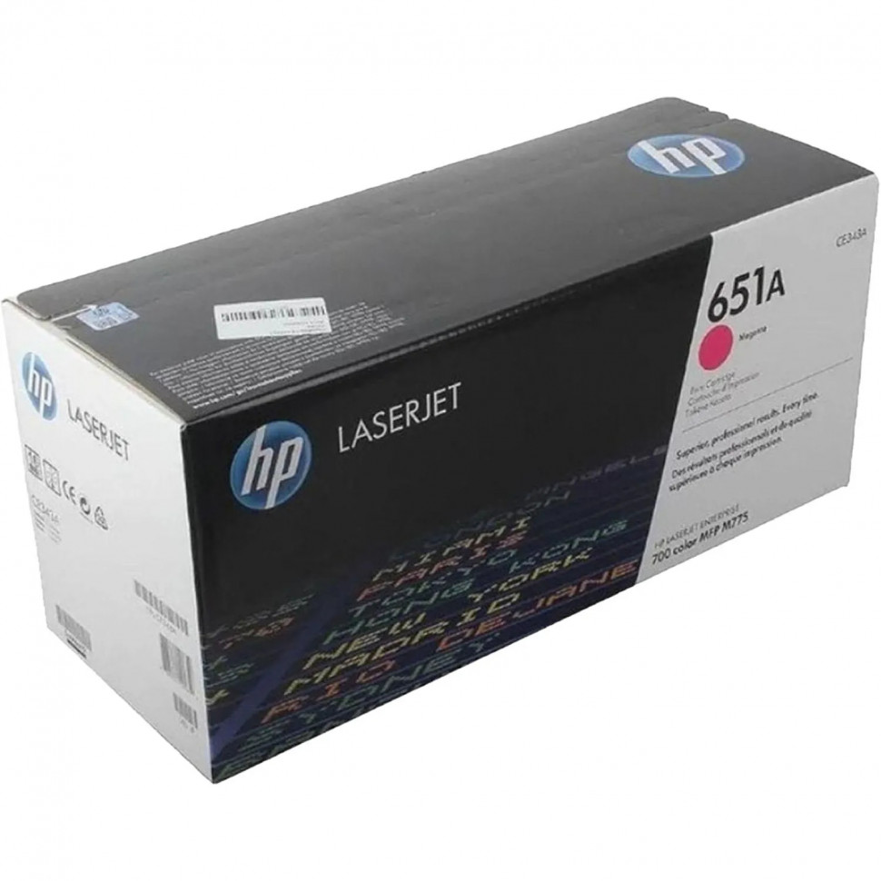 Картридж лазерный HP 651A CE343A пурп. для СLJ Enterprise 700