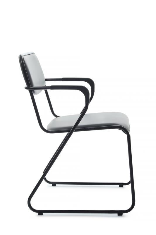 Кресло Никс Плюс RCH OMKL-03B Серый/Металл Черный