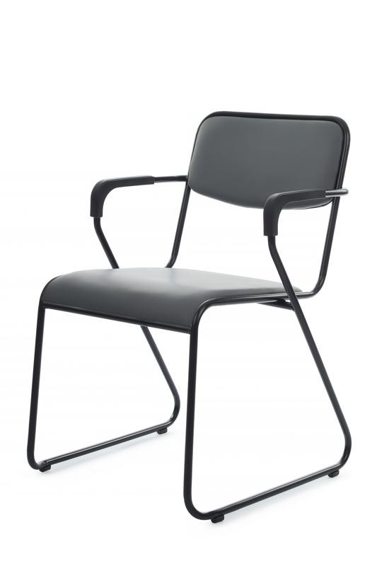 Кресло Никс Плюс RCH OMKL-03B Серый/Металл Черный