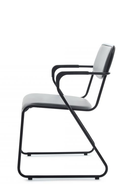 Кресло Никс Плюс RCH OMKL-03B Серый/Металл Черный