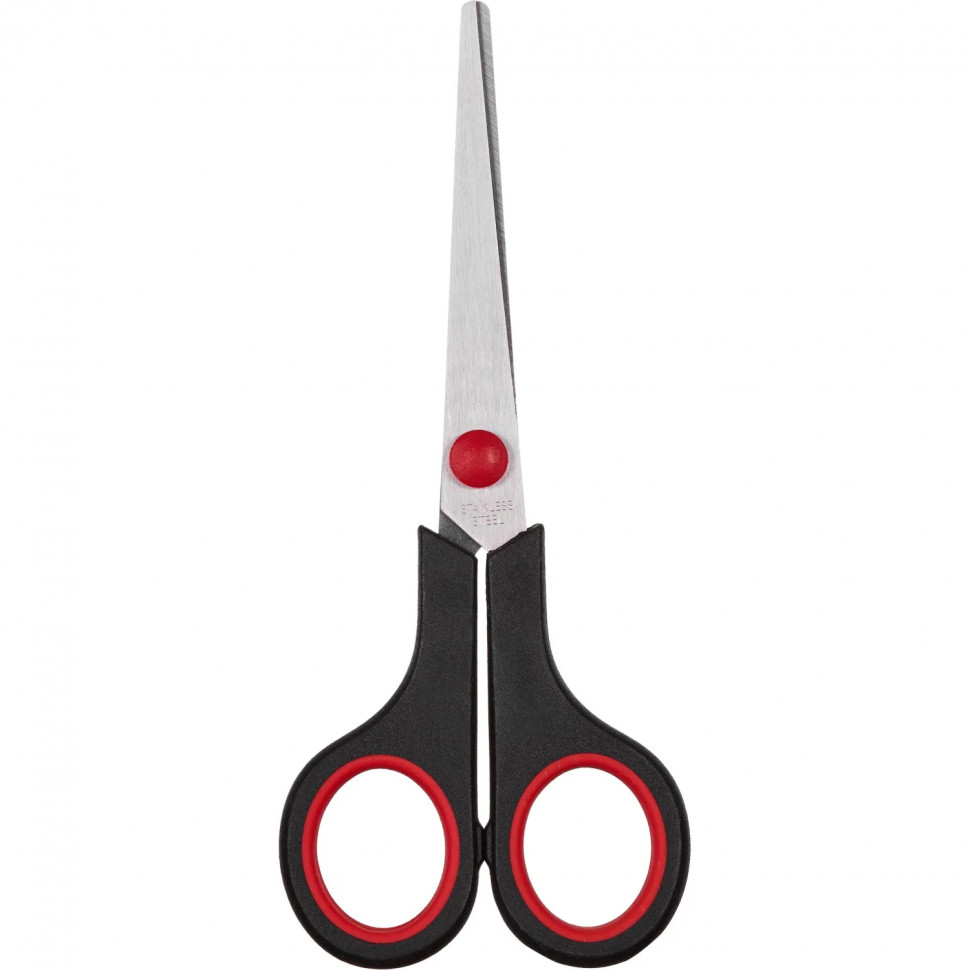 Ножницы Выбор есть 152 мм с пласт. прорезин. ручками, цвет крс/черн
