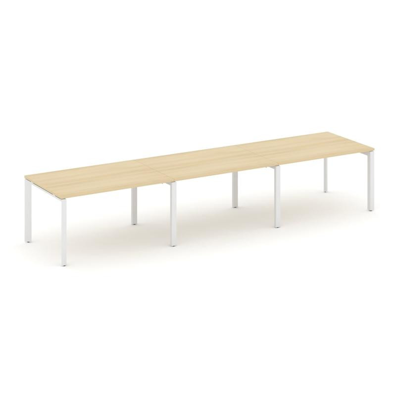 Style Project Стол переговорный SN-59P.SPRG-021.3 Акация Лорка/Металл Белый 2940*980*750