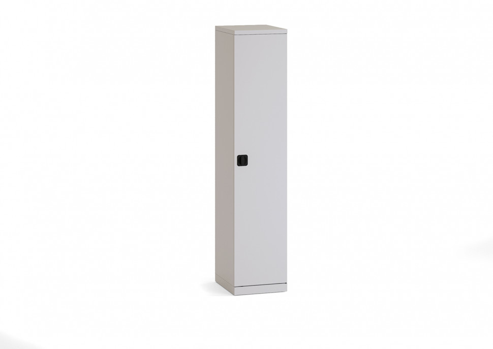 Riva Metal Гардероб металлический узкий, 2 полки + штанга (универсальный правый/левый) RM.GBO-52 Мет