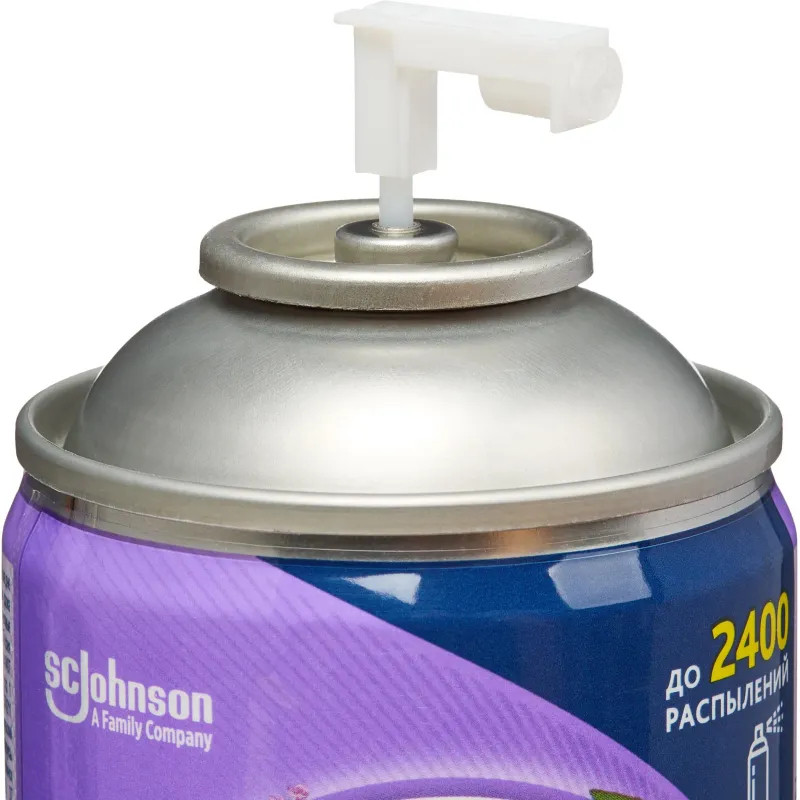 Баллон сменный для автоосвежителя Glade Automatic  Лаванда и алоэ 269мл