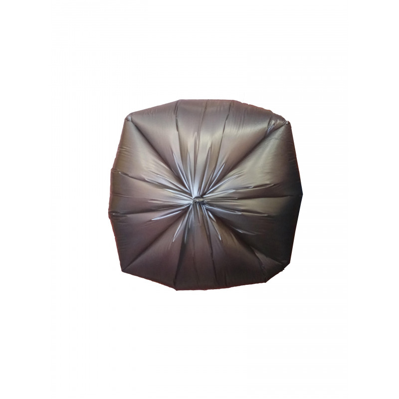 Мешки для мусора ПНД Эконом 60л 15мкм 20шт/рул черный 60х80