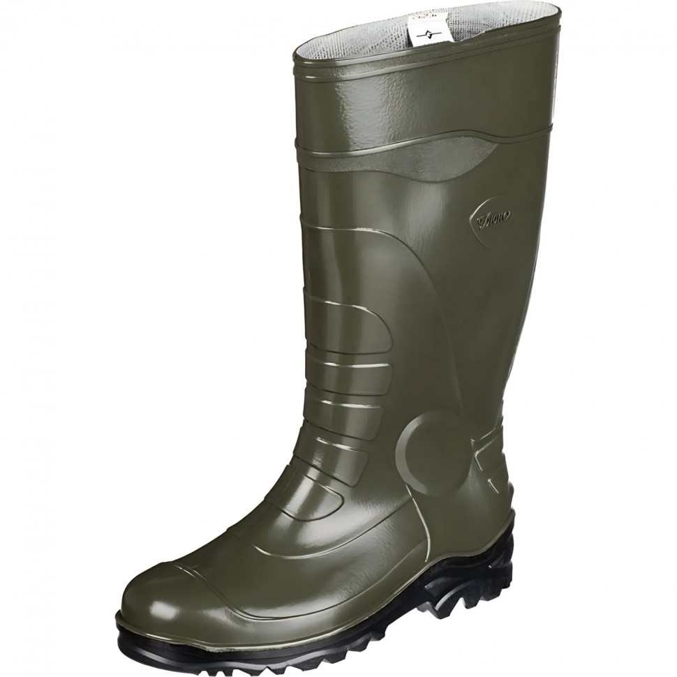 Сапоги мужские цвет оливковый мод. 173 (р.40) с мет. подноском