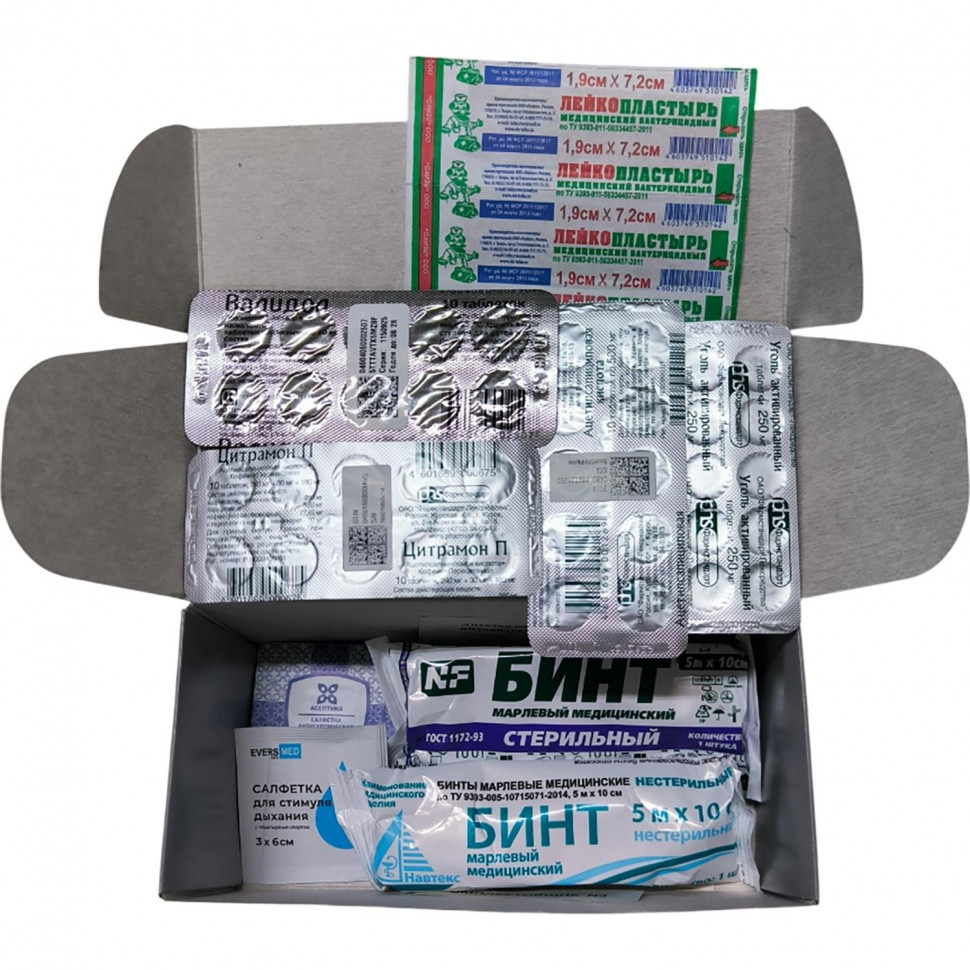 Аптечка универсальная индивидуальная мини ф.15К(7376)