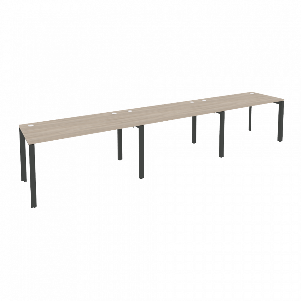 Onix Рабочая станция на П-образном м/к O.MP-RS-3.3.7 Дуб Аттик/Металл Антрацит 4140*720*750 Onix Рабочая станция на П-образном м/к O.MP-RS-3.3.7 Дуб Аттик/Металл Антрацит 4140*720*750