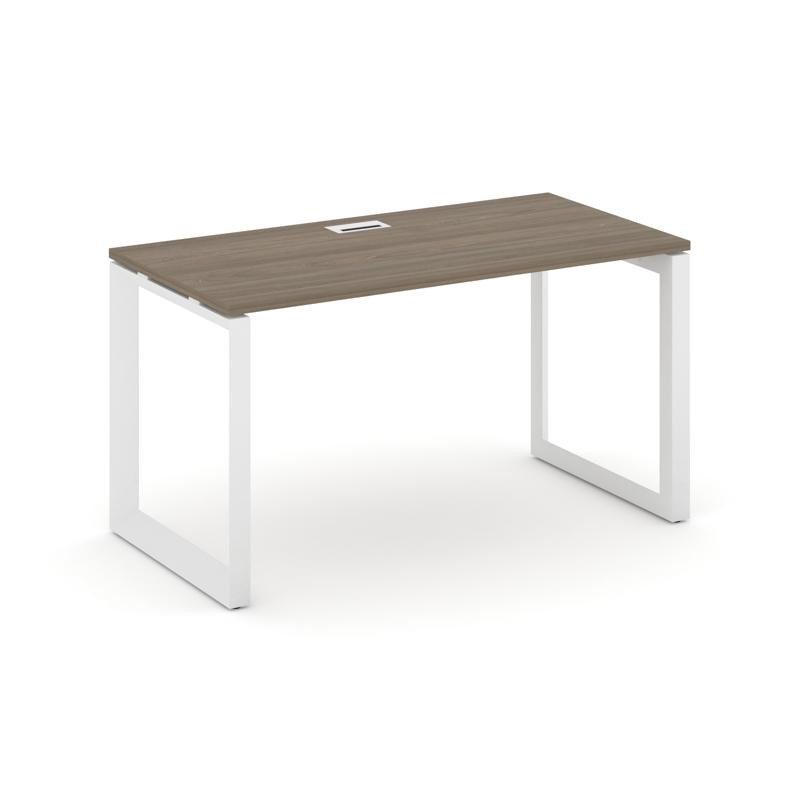 Style Project Стол письменный SN-59O.SP-012 Вяз Благородный/Металл Белый/Белый Заглушка 1180*700*750