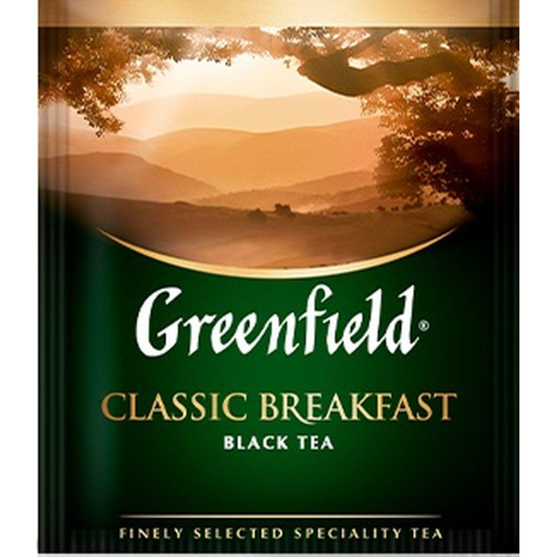 Чай Greenfield Classic Breakfast черный,100пак/уп 0582-09