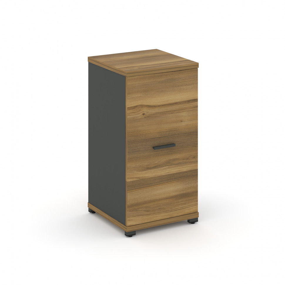 Concept Шкаф 1 узкая секция, 2 ниши CN.STU.E-213 A Сандал Янтарный/Антрацит/Металл Антрацит 420*420*