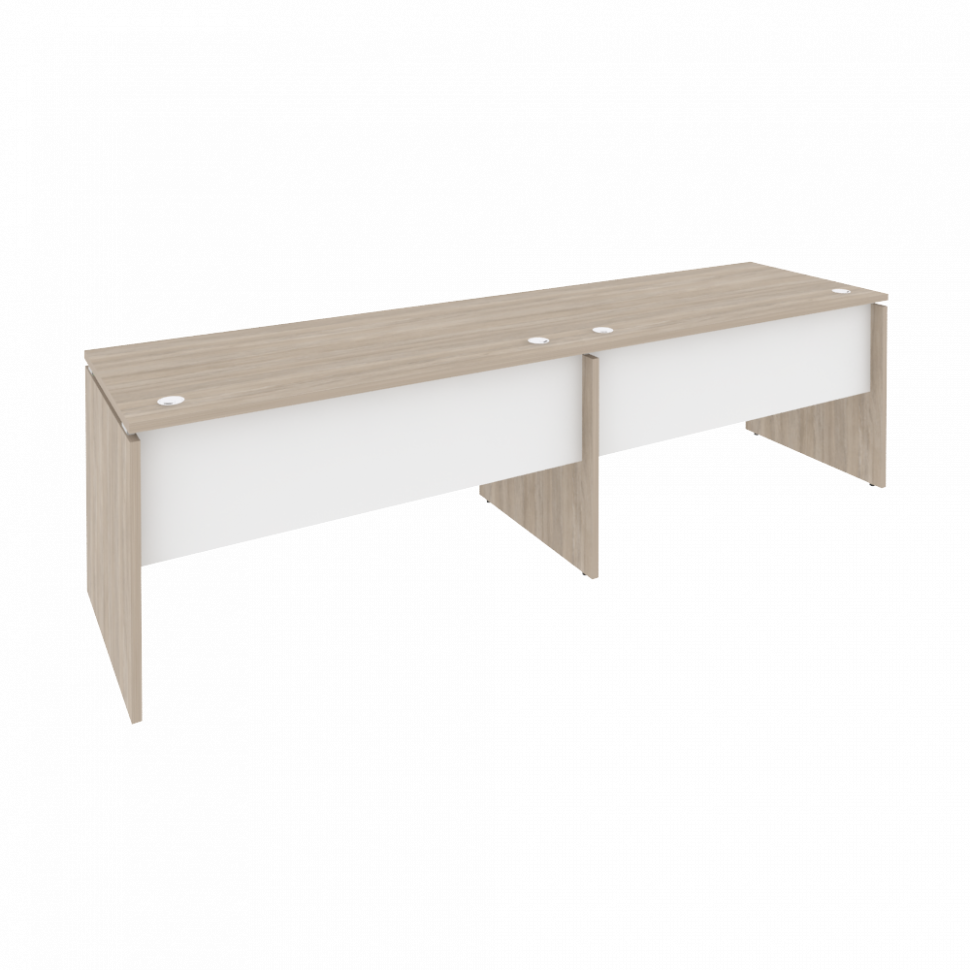 Onix Рабочая станция O.RS-2.3.7 Дуб Аттик/Белый Бриллиант 2760*720*750 Onix Рабочая станция O.RS-2.3.7 Дуб Аттик/Белый Бриллиант 2760*720*750