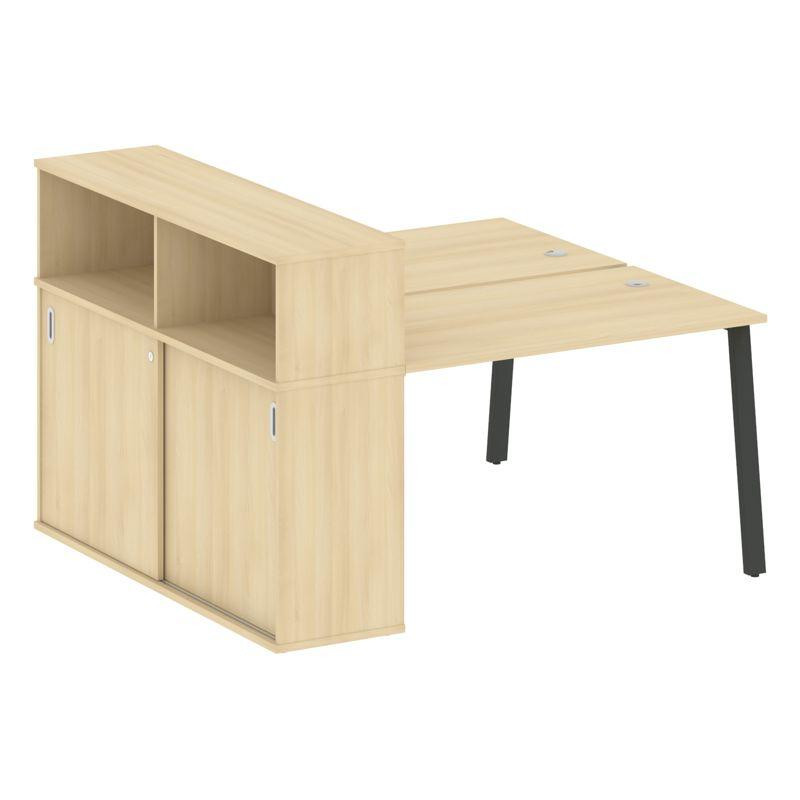 Metal System Рабочая станция с шкафом-купе на А-образном м/к БА.РС-СШК-2.2 Т Акация Лорка/Металл Ант Metal System Рабочая станция с шкафом-купе на А-образном м/к БА.РС-СШК-2.2 Т Акация Лорка/Металл Ант