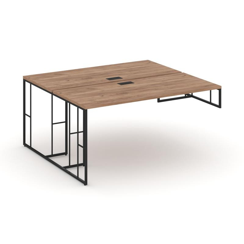 Rift Рабочая станция для опорной тумбы RF.DRSOT-014 Дуб Табак/Металл Черный 1580*1432*750